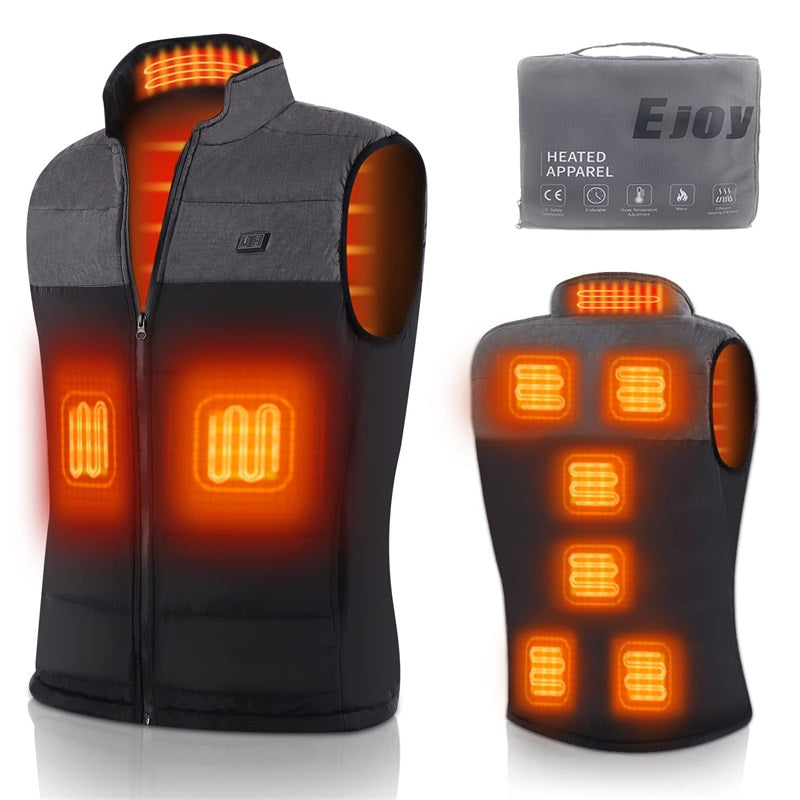 Graphene Heated Vest with 13 Heating Zones