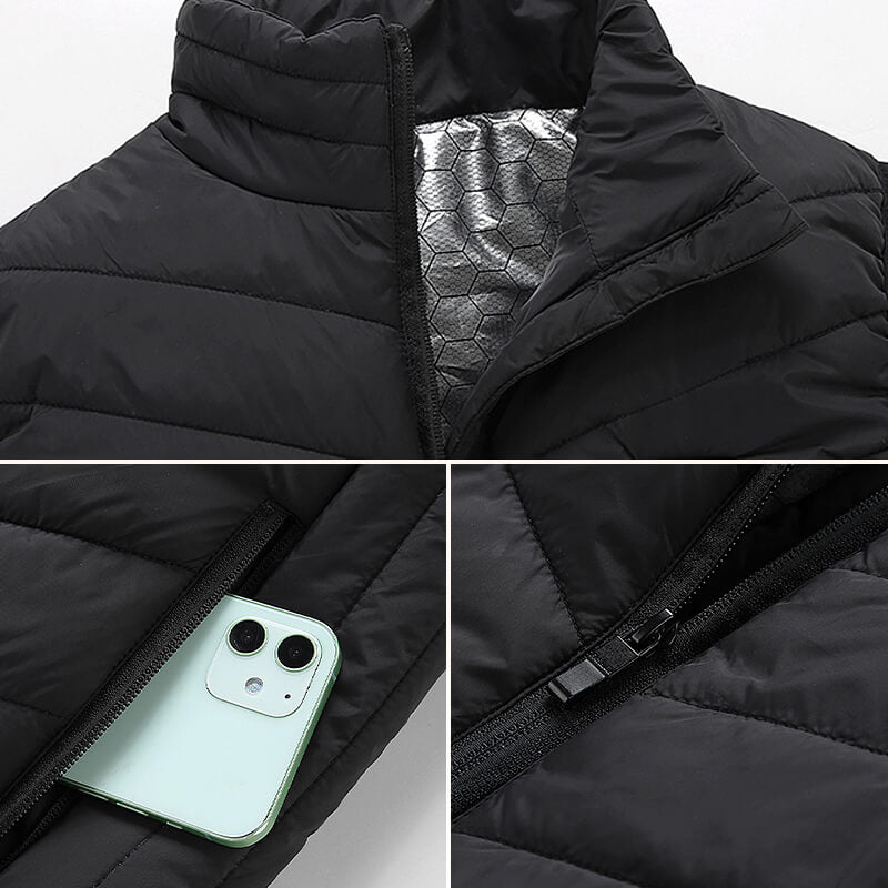 Graphene Heated Vest with 13 Heating Zones
