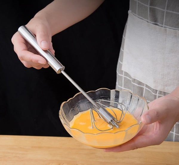 Half-Automatic Stainless Steel Whisk