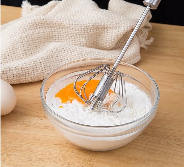 Half-Automatic Stainless Steel Whisk