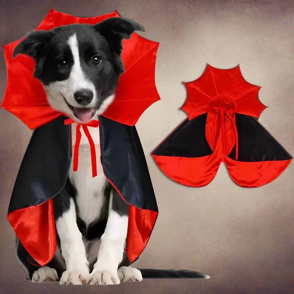 Halloween Vampire Cape Dog Costume