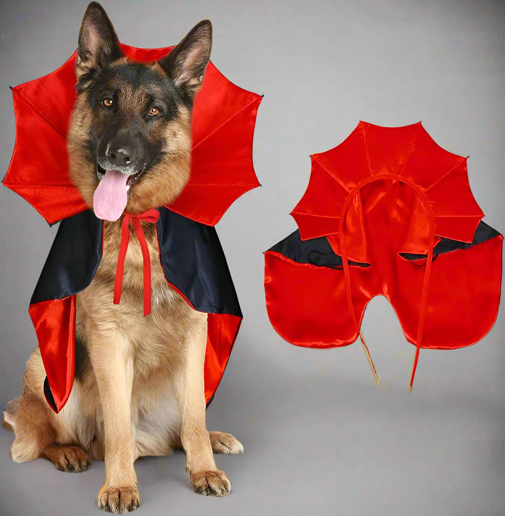 Halloween Vampire Cape Dog Costume
