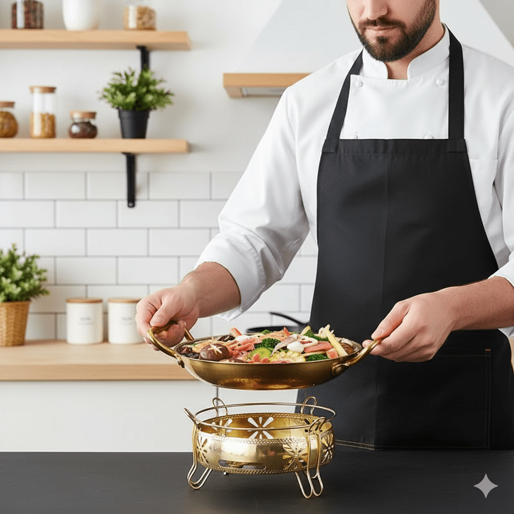 Hammered Stainless Steel Pot – Professional Cookware for Sauces, Roasts & Everyday Cooking