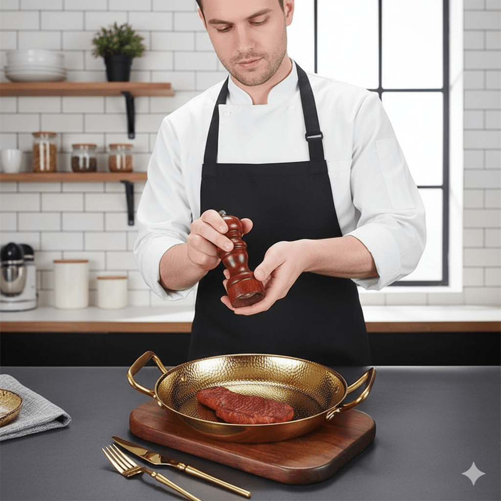 Hammered Stainless Steel Pot – Professional Cookware for Sauces, Roasts & Everyday Cooking