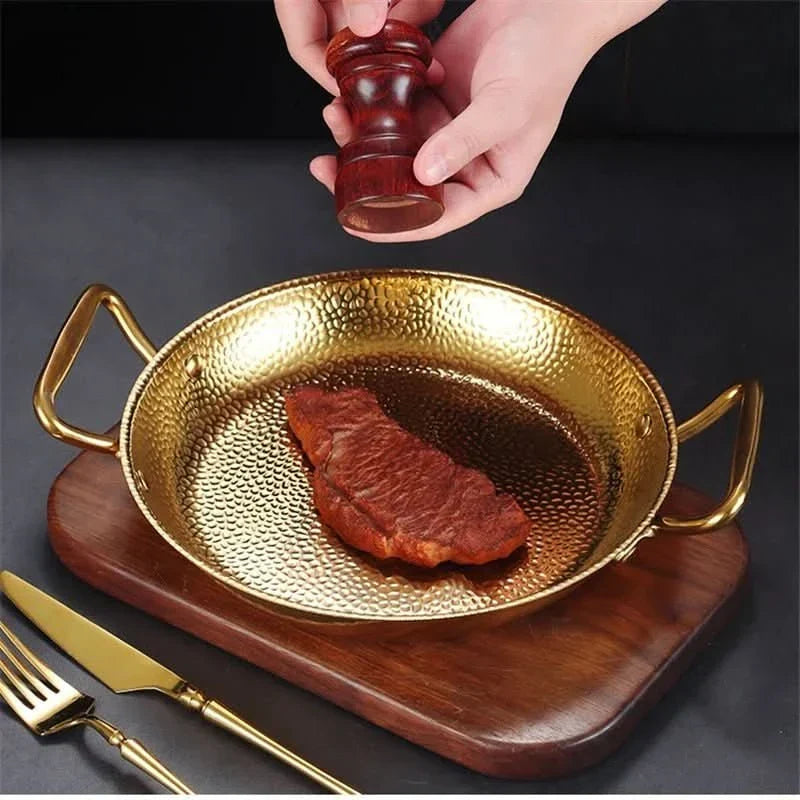 Hammered Stainless Steel Pot – Professional Cookware for Sauces, Roasts & Everyday Cooking