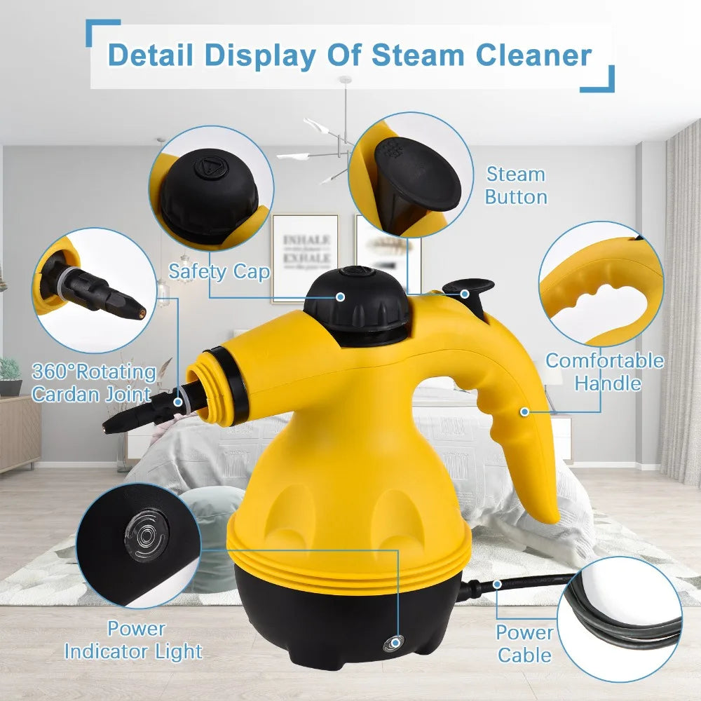 Handheld Steam Cleaner – High-Temperature Carpet & Vehicle Steam Cleaner
