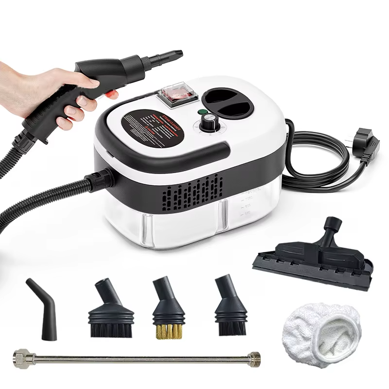 Handheld Steam Cleaner with 37 oz Tank and 2500W High-Power Output