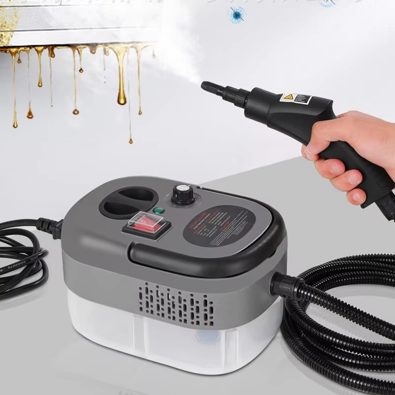 Handheld Steam Cleaner with 37 oz Tank and 2500W High-Power Output