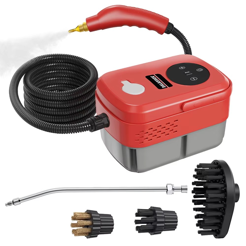Handheld Steam Cleaner with 37 oz Tank and 2500W High-Power Output