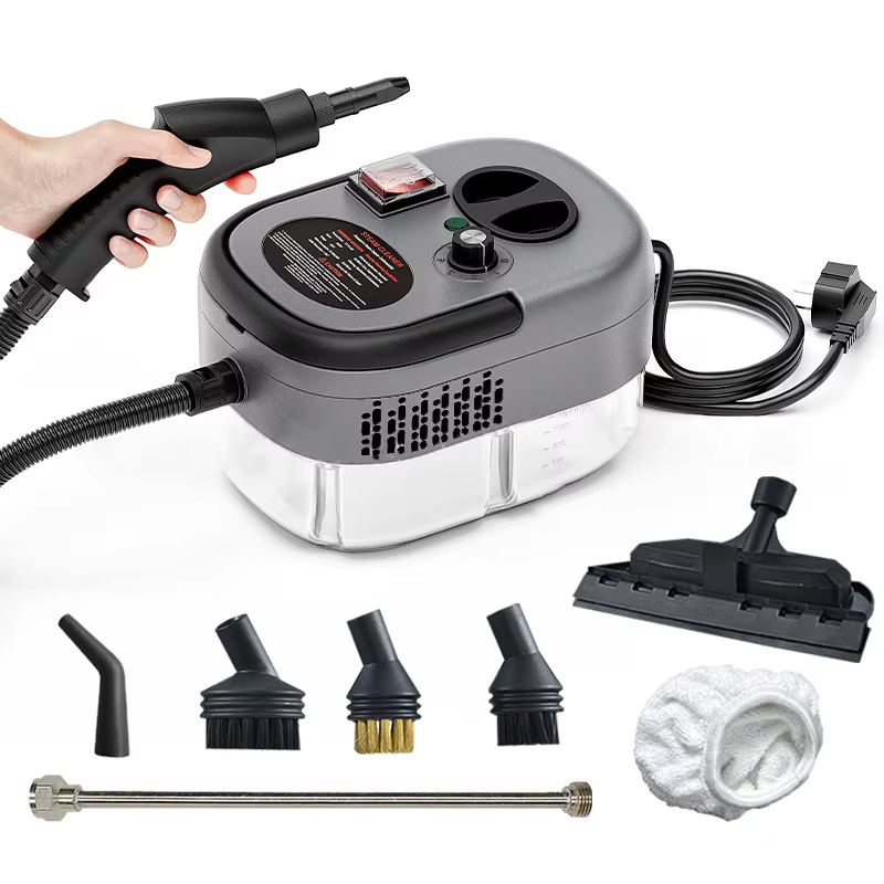 Handheld Steam Cleaner with 37 oz Tank and 2500W High-Power Output
