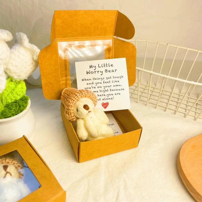 Handmade Mini Comfort Bear in Gift Box