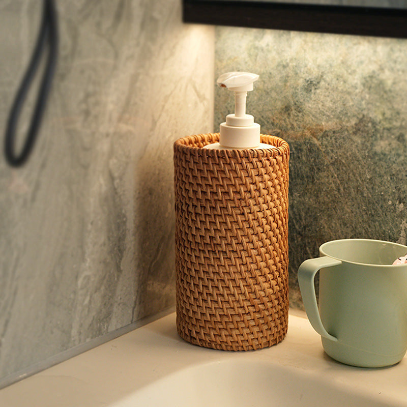 Handwoven decorative flower vase