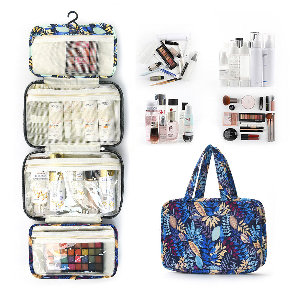 Hanging Cosmetic Organizer with Floral Design