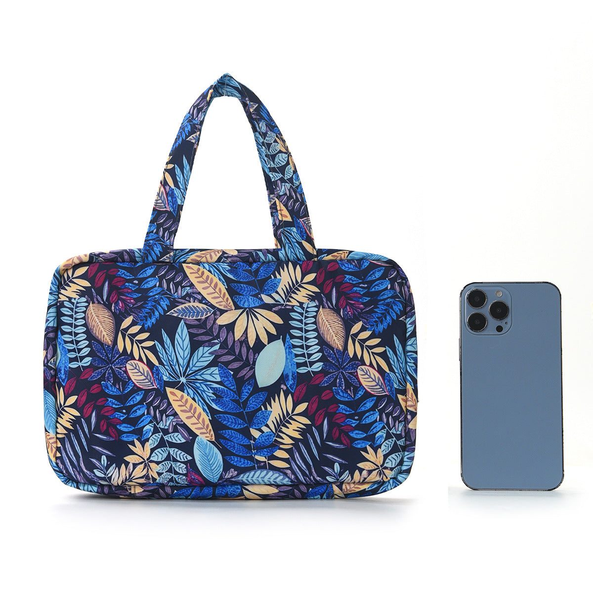 Hanging Cosmetic Organizer with Floral Design