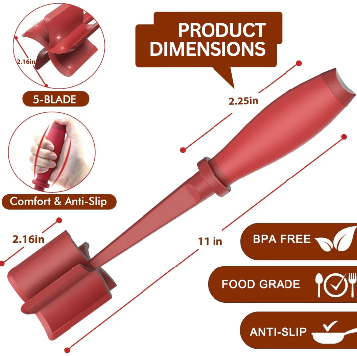 Heat-Resistant Meat Chopper