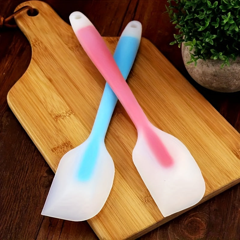 Heat-Resistant Silicone Spatula with Ergonomic Handle for Baking and Cooking