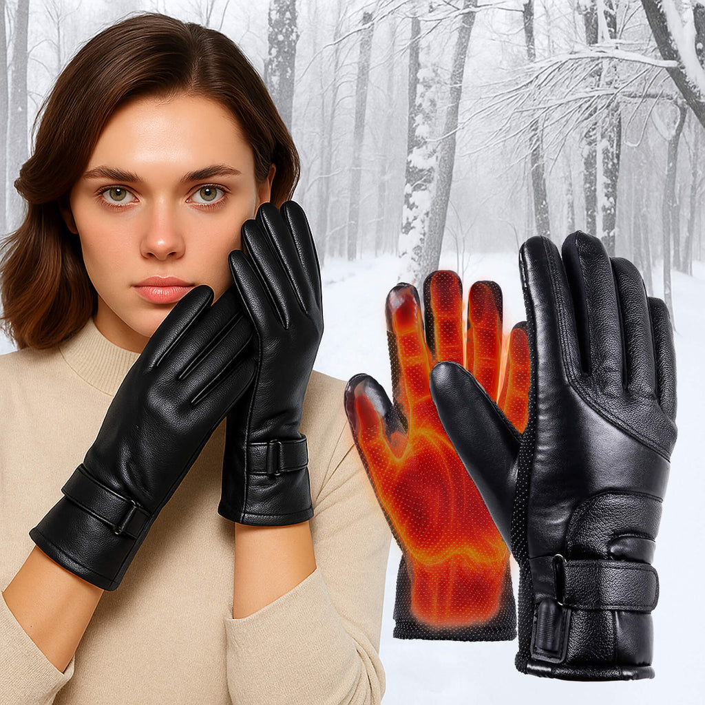 Heated Gloves for Women – Thermal Waterproof Winter Gloves with Touchscreen & USB Rechargeable
