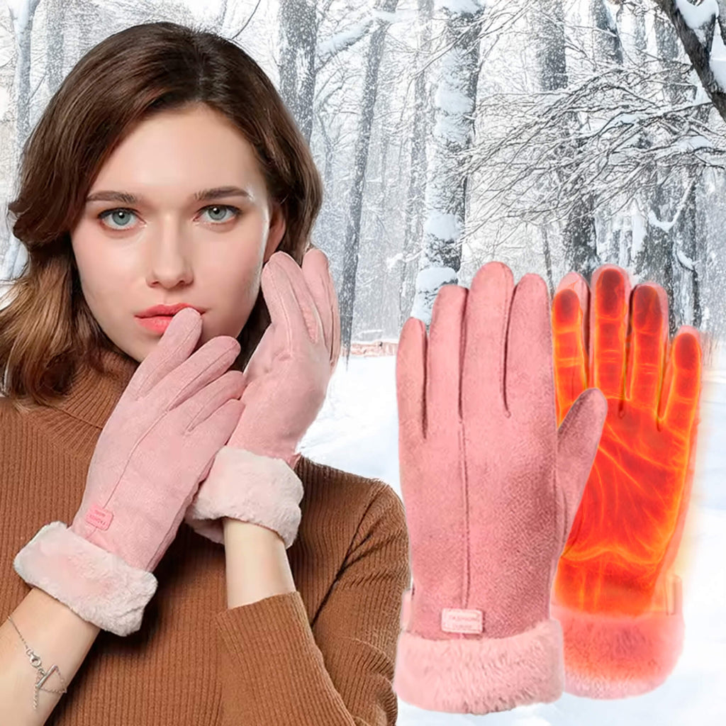 Heated Gloves for Women – Thermal Waterproof Winter Gloves with Touchscreen & USB Rechargeable