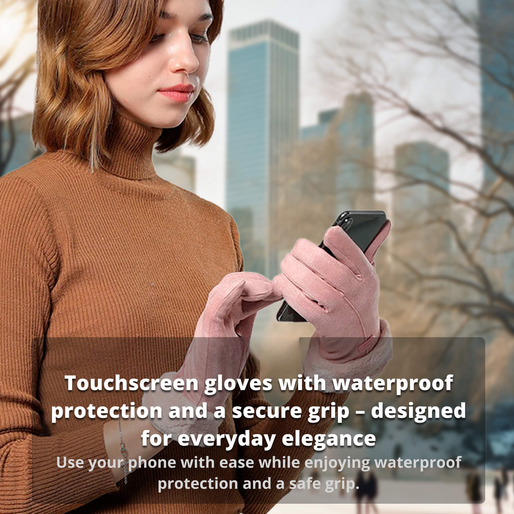 Heated Gloves for Women – Thermal Waterproof Winter Gloves with Touchscreen & USB Rechargeable