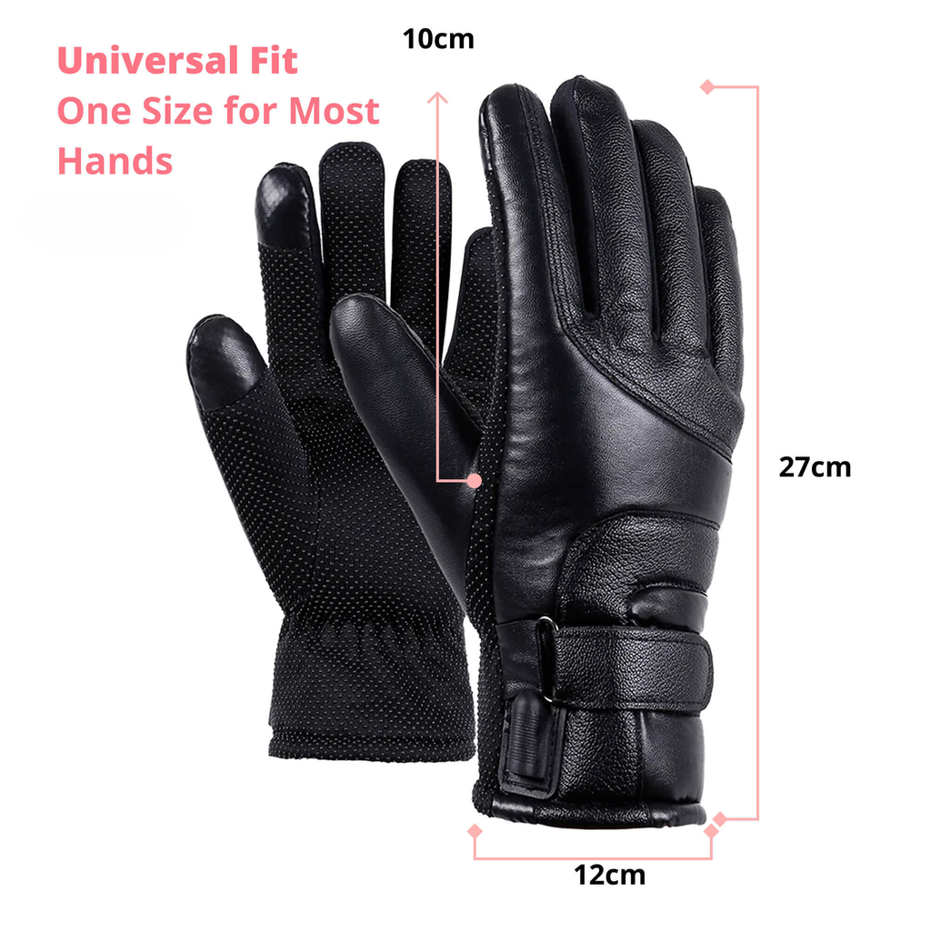 Heated Gloves for Women – Thermal Waterproof Winter Gloves with Touchscreen & USB Rechargeable