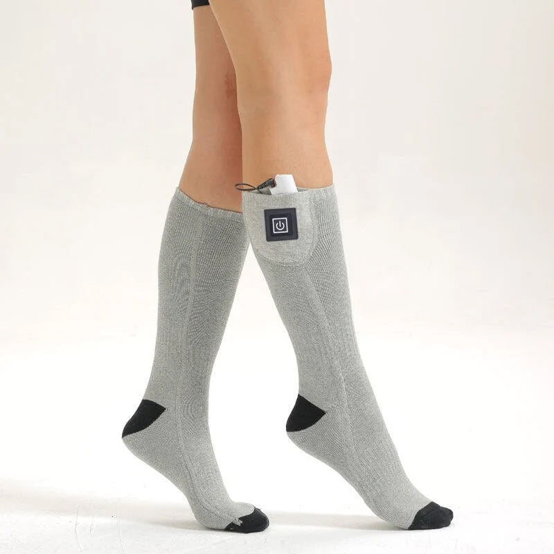 Heated Socks with Adjustable Temperature Control