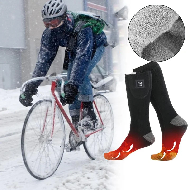 Heated Socks with Adjustable Temperature Control