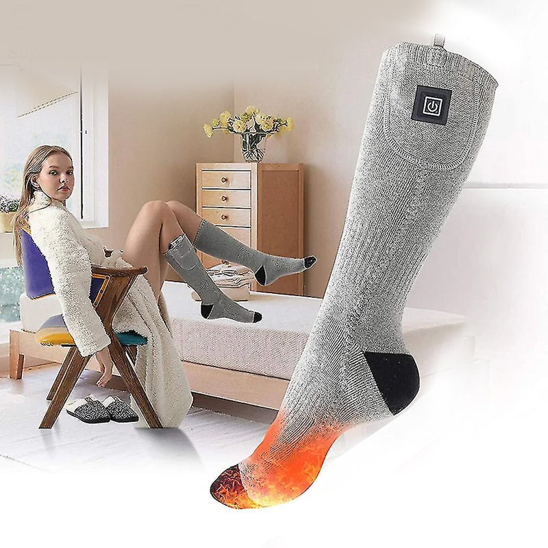 Heated Socks with Adjustable Temperature Control