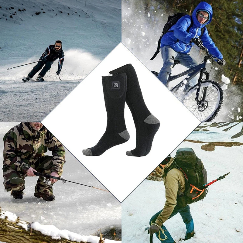 Heated Socks with Adjustable Temperature Control