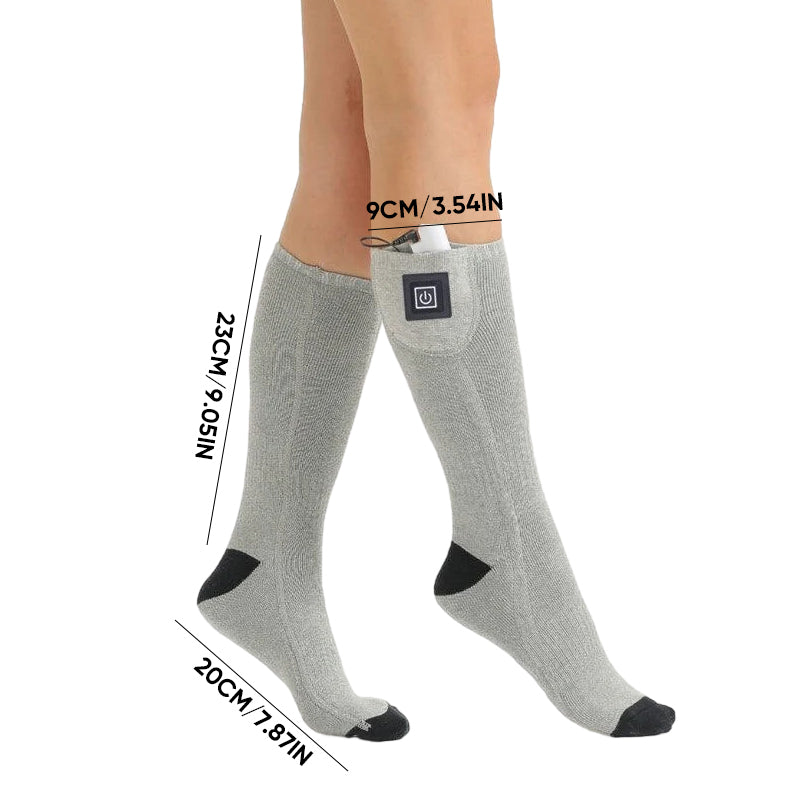 Heated Socks with Adjustable Temperature Control