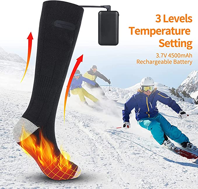 Heated Socks with Dual-Zone Technology