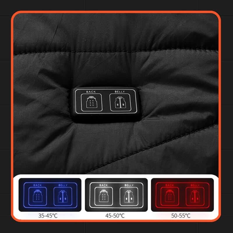 Heated Vest with 13 Heating Zones for Cold Days