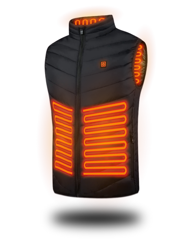 Heated Vest with 3 Temperature Zones