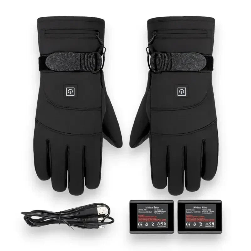 Heated Winter Gloves – Waterproof, Touchscreen, Insulated for Men & Women