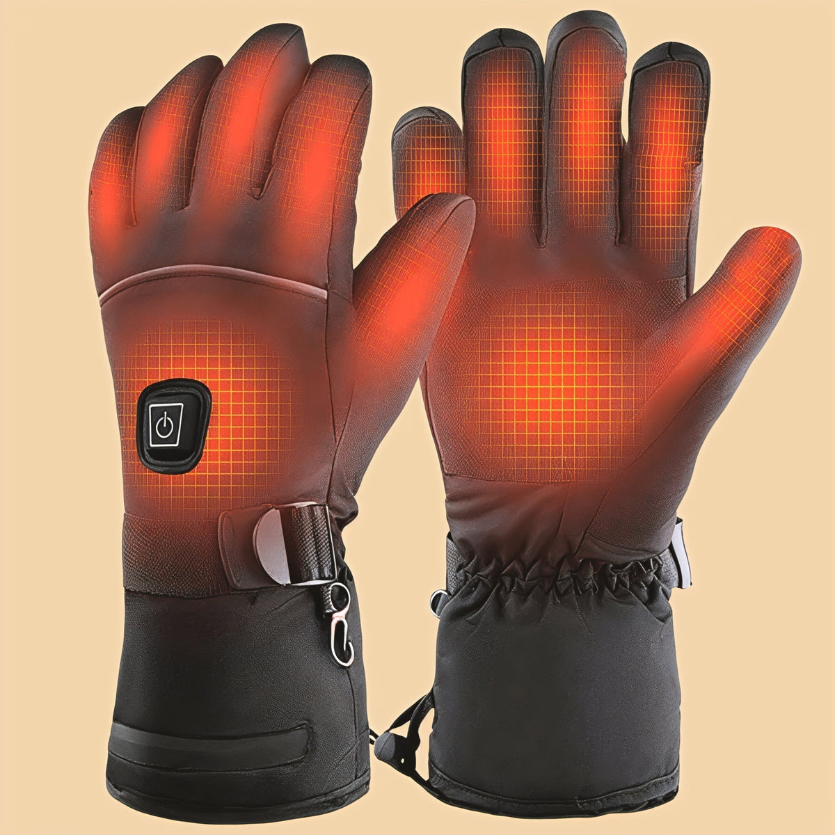 HeatGrip Rechargeable Heated Gloves – Water-Repellent with All-Day Warmth