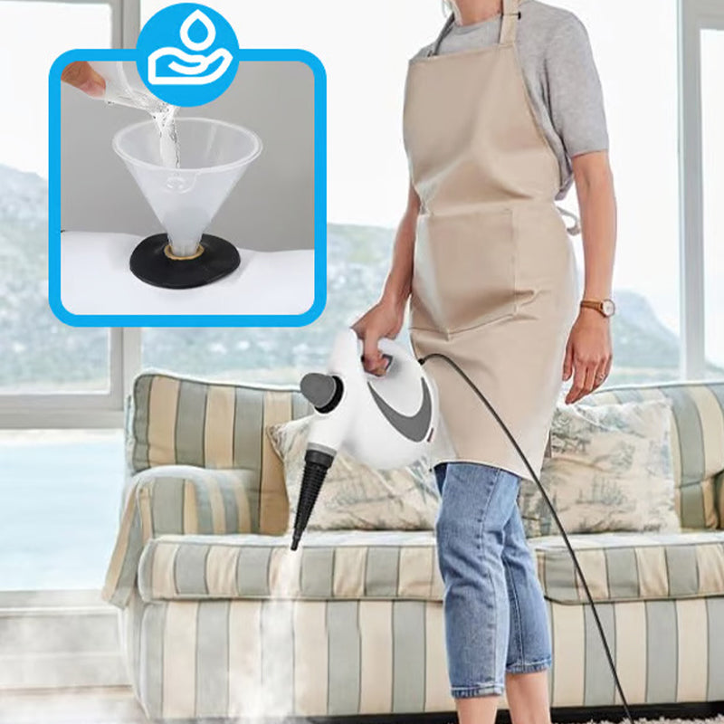 High-Pressure Steam Cleaner with 8 Accessories
