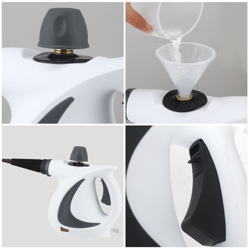 High-Pressure Steam Cleaner with 8 Accessories