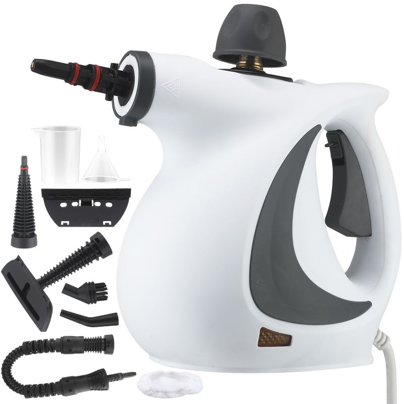 High-Pressure Steam Cleaner with 8 Accessories
