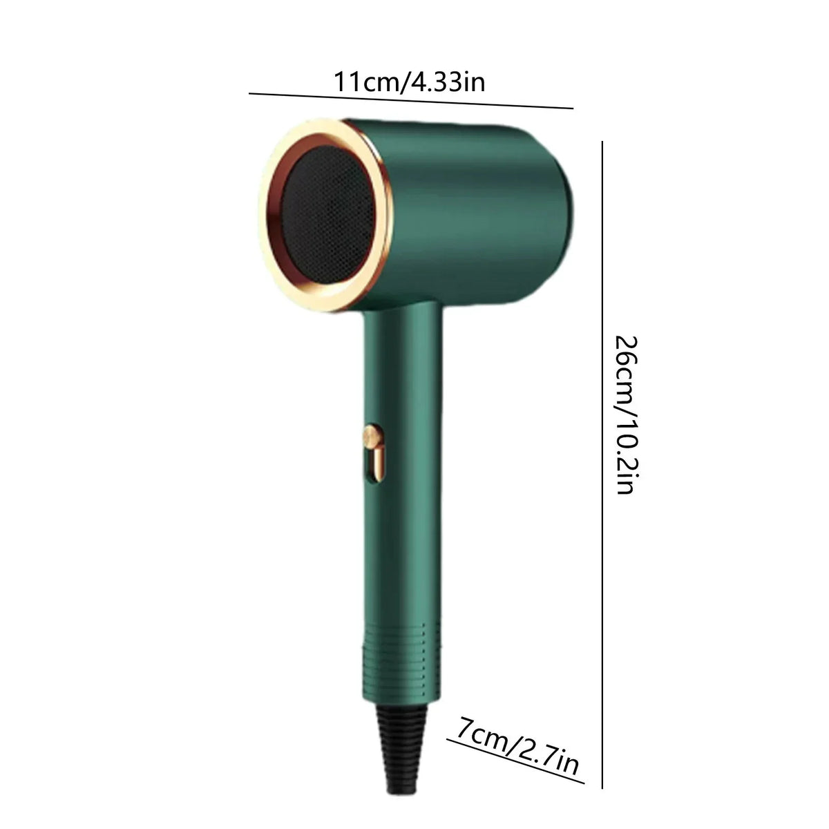 High-Speed Quiet Hair Dryer Brush