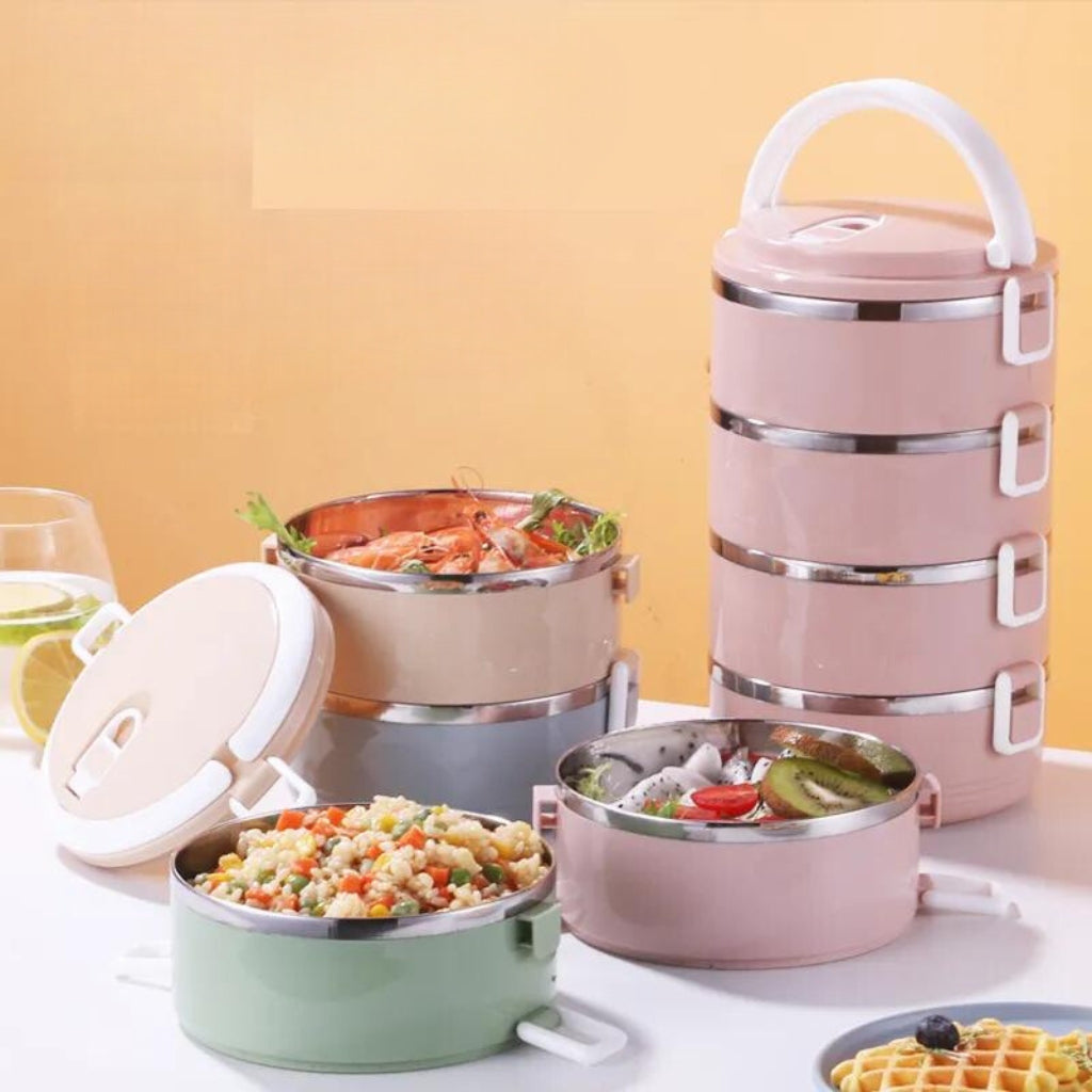 Insulated Lunch Box with 700ml Capacity and 6-Hour Heat Retention