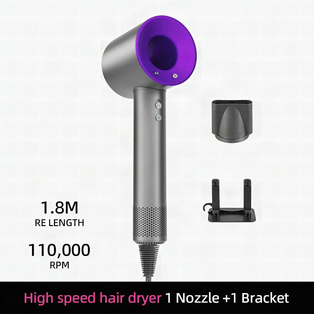Ionic Hair Dryer with 200 Million Negative Ions and Smart Temperature Control