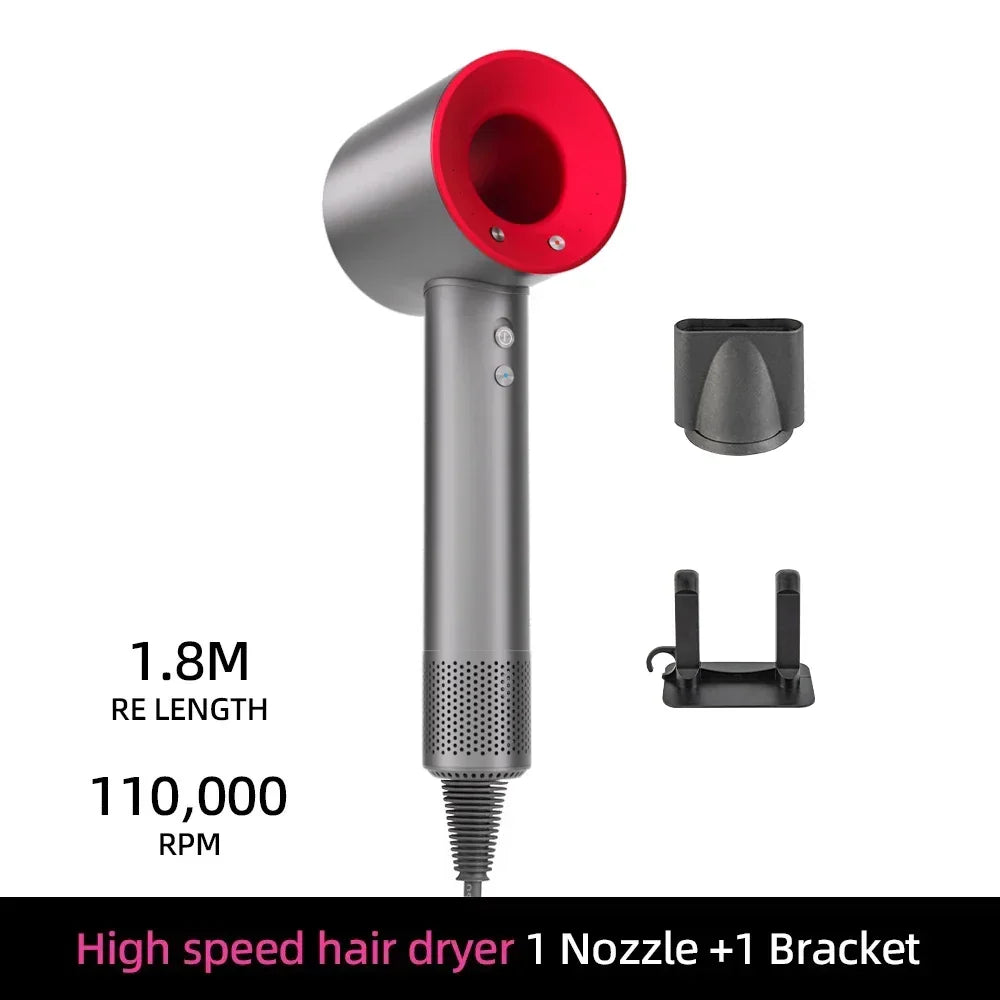 Ionic Hair Dryer with 200 Million Negative Ions and Smart Temperature Control
