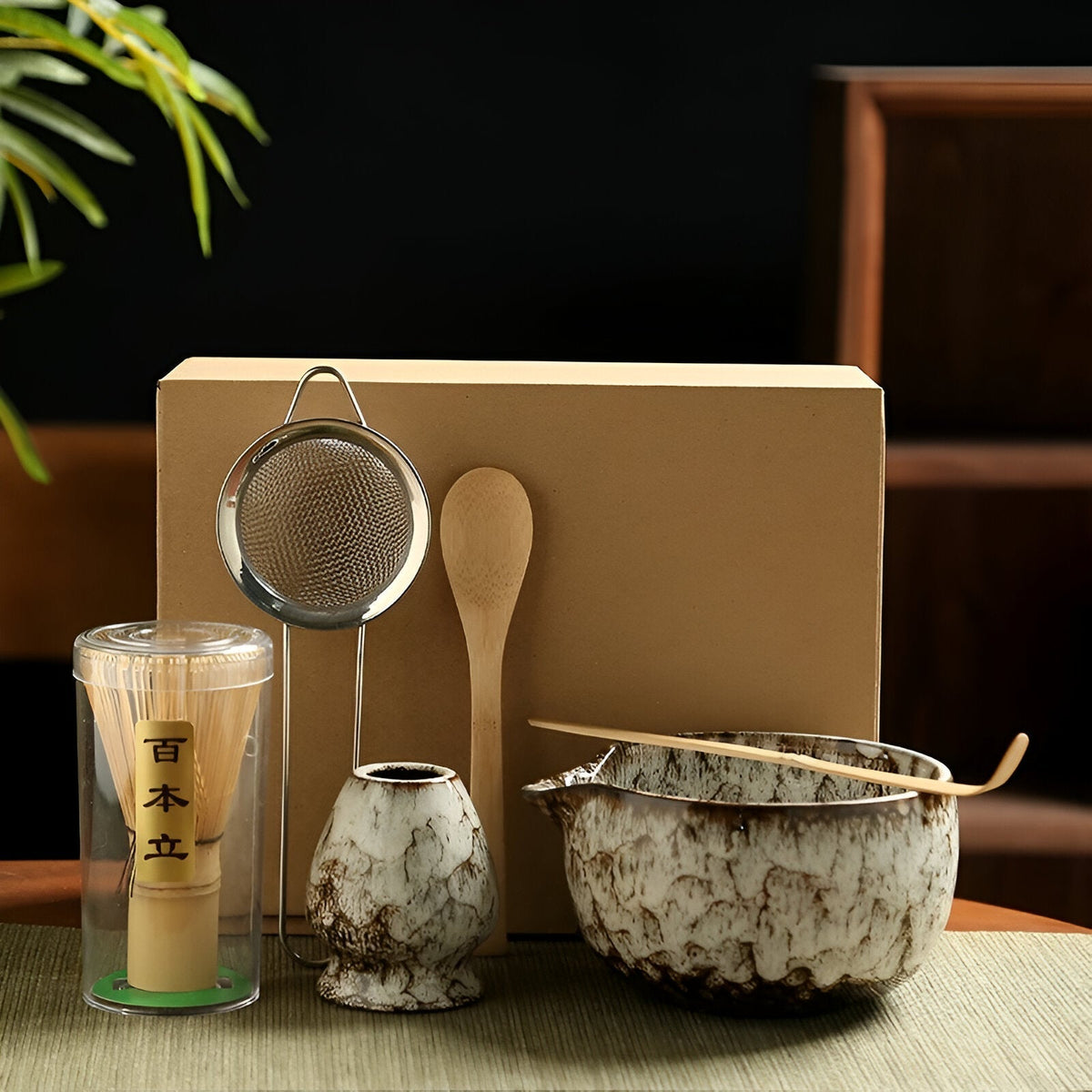 Japanese Matcha Tea Set – 6-Piece Ceremony Kit