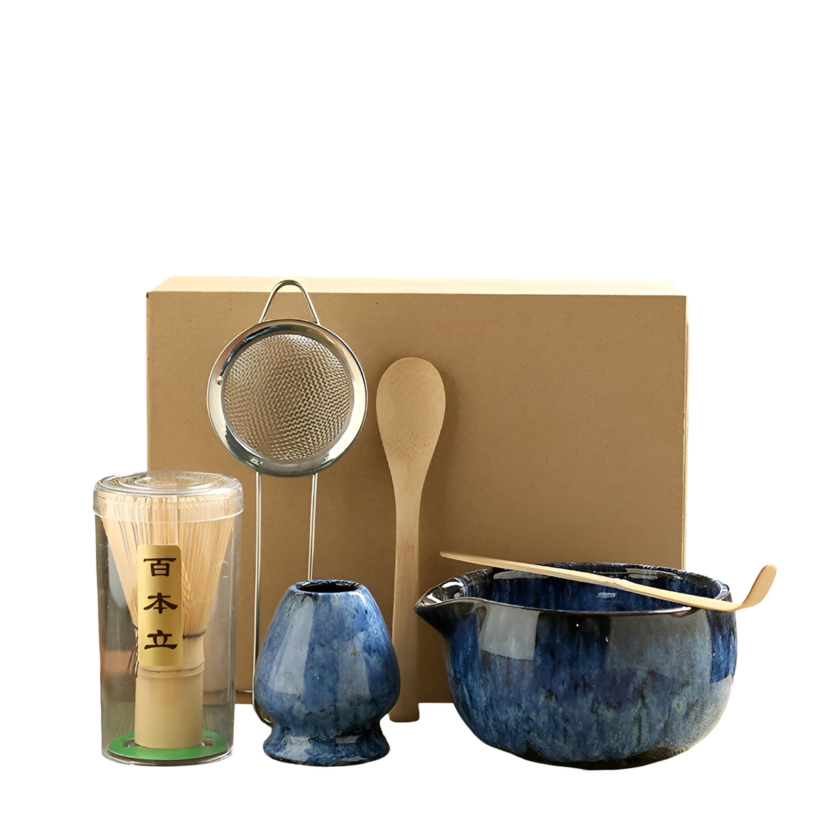 Japanese Matcha Tea Set – 6-Piece Ceremony Kit