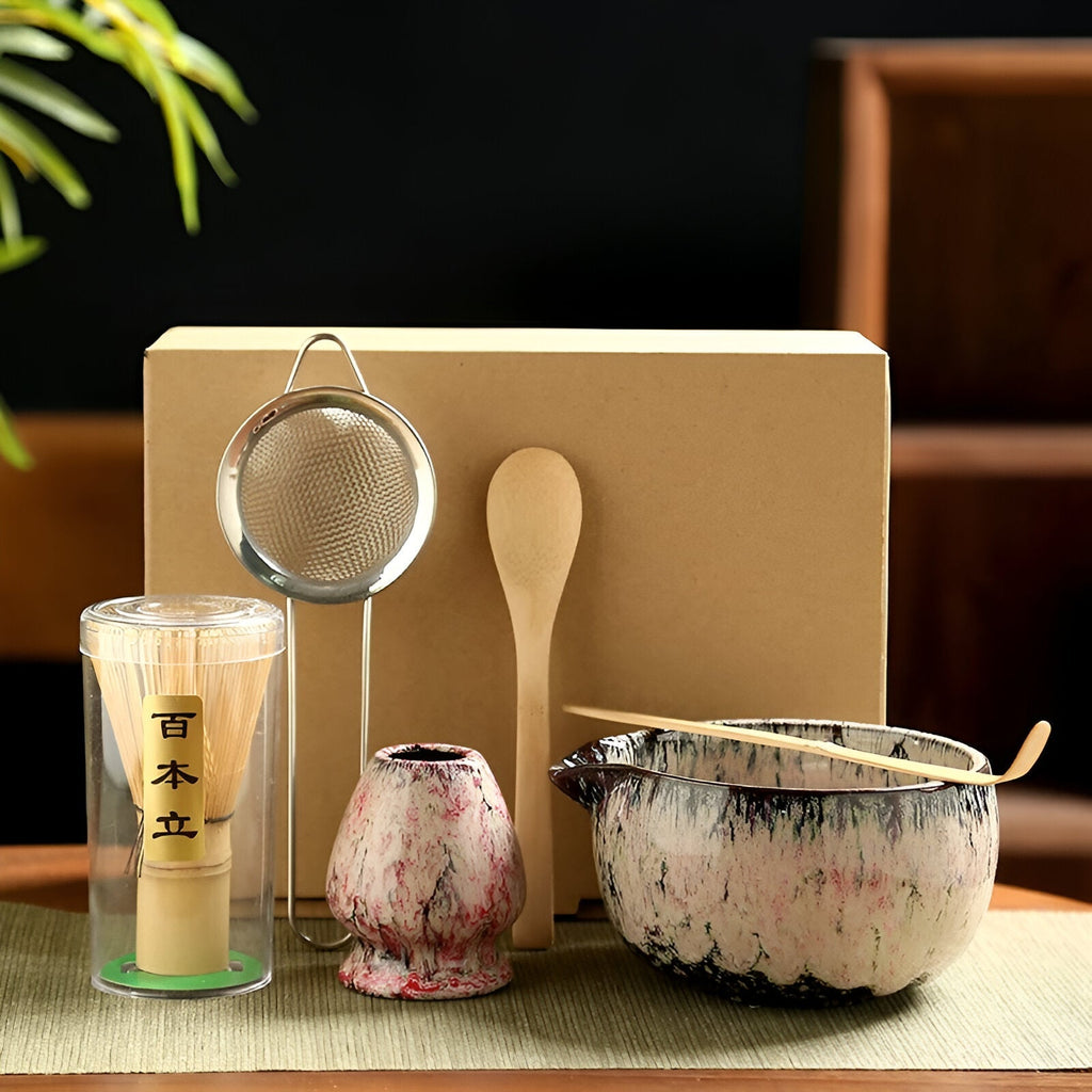 Japanese Matcha Tea Set – 6-Piece Ceremony Kit