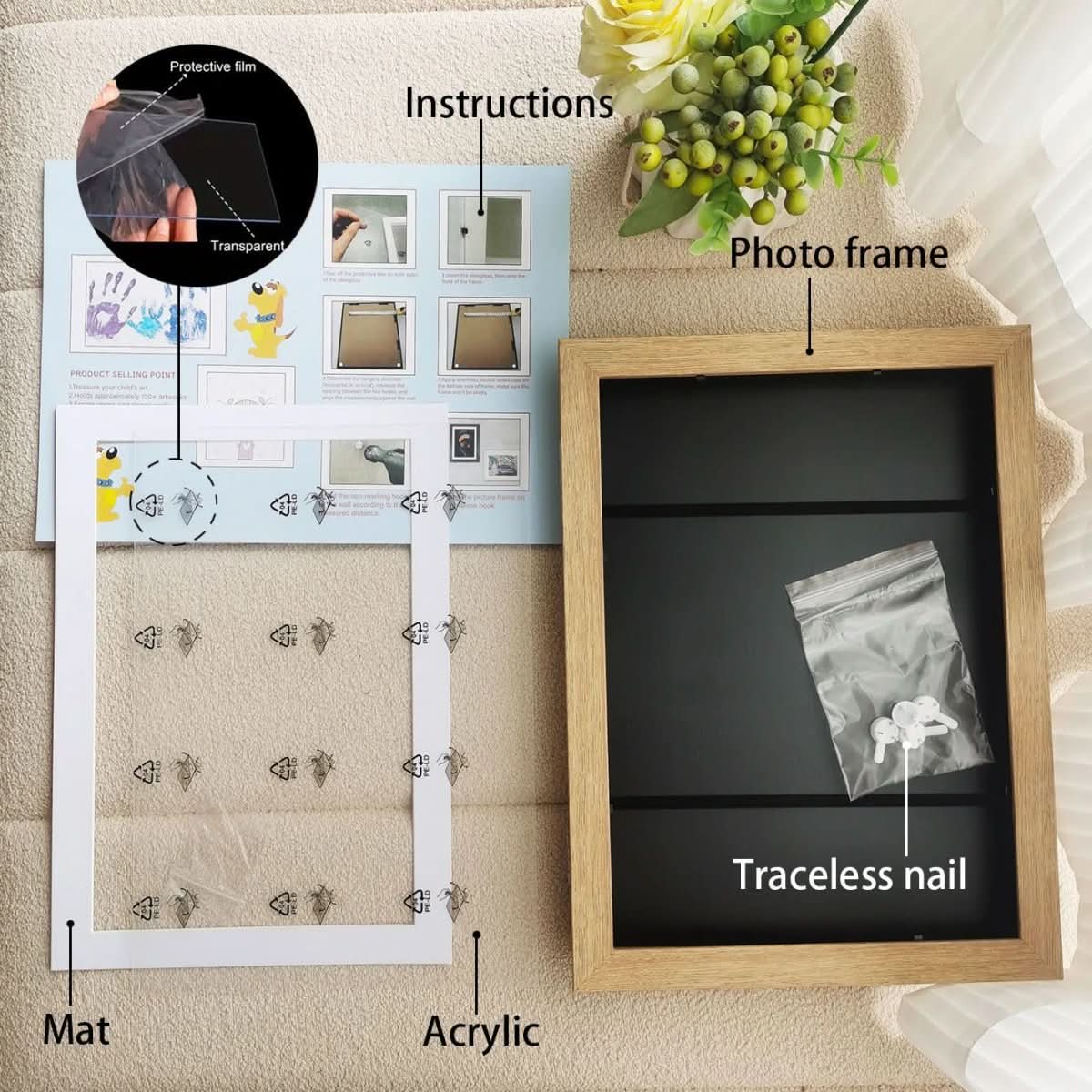 Kids Art Storage Frame – Display & Store Up to 150 Drawings