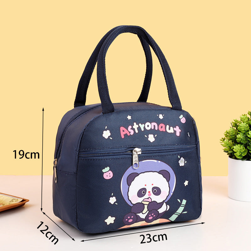 Kids' Insulated Lunch Box with Bear Design
