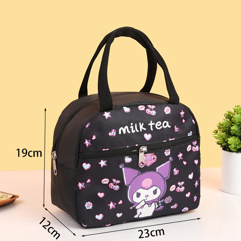 Kids' Insulated Lunch Box with Bear Design