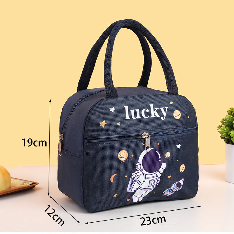 Kids' Insulated Lunch Box with Bear Design