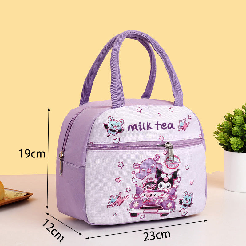 Kids' Insulated Lunch Box with Bear Design