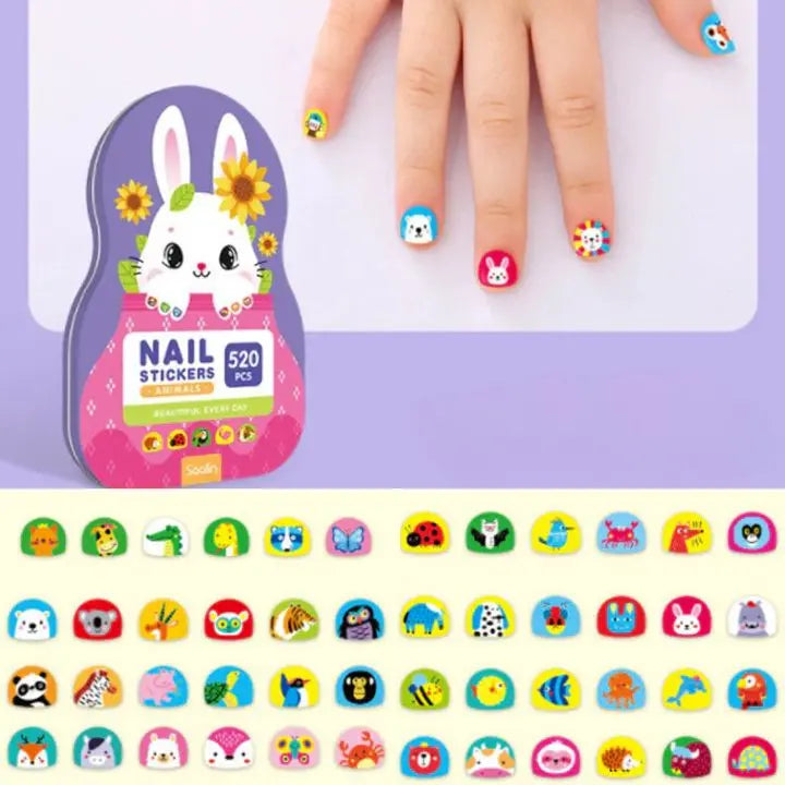 Kids Nail Sticker Set – Fun, Safe Nail Art
